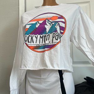 Rocky Mountain national park crop long sleeve